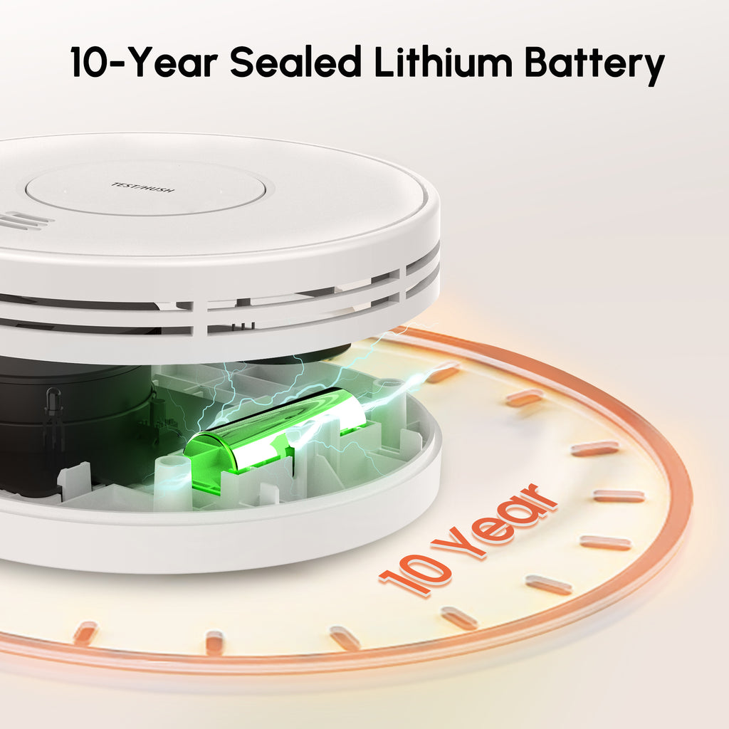 VCS01 10-Year Battery Combination Smoke and Carbon Monoxide Detector