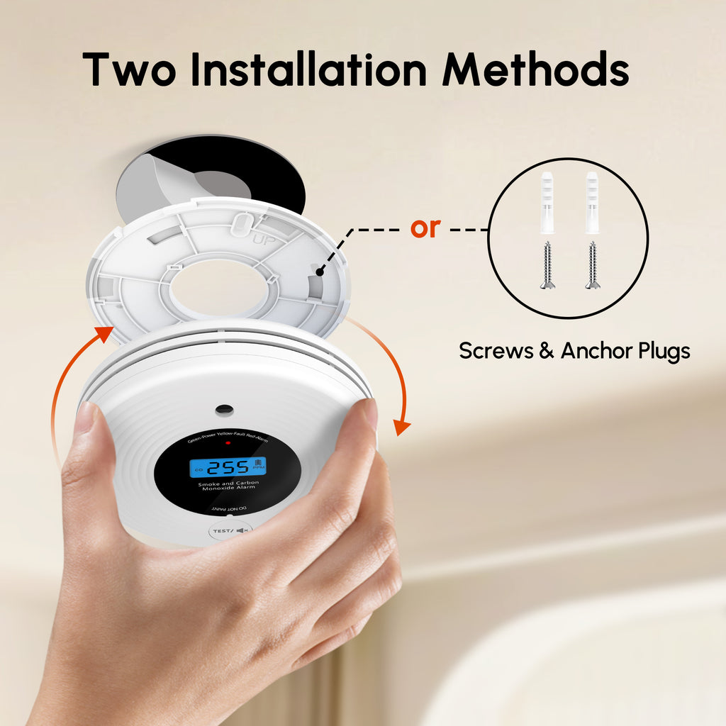 VCS52 10-Year Sealed Battery Combination Smoke and Carbon Monoxide Detector