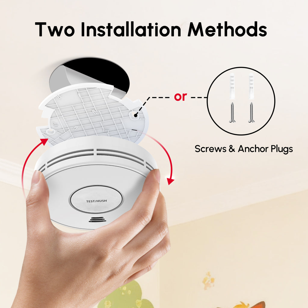 VCS01 10-Year Battery Combination Smoke and Carbon Monoxide Detector