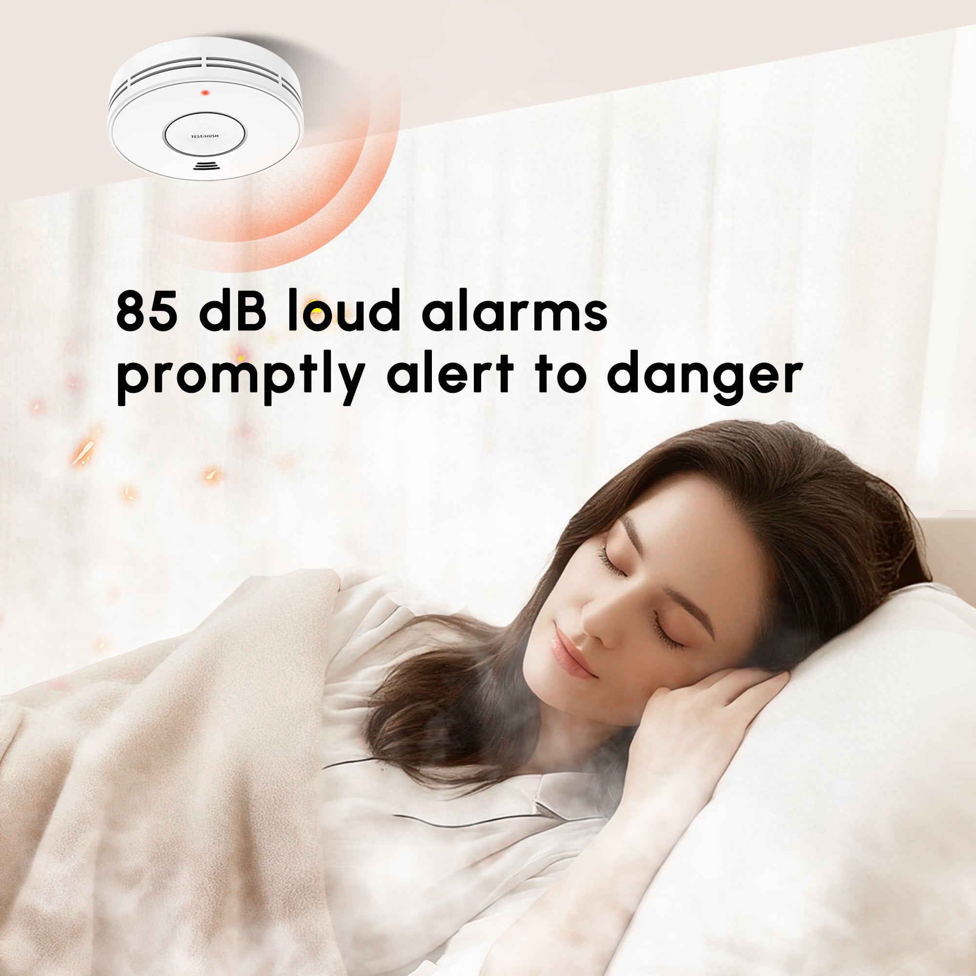 VCS01 10-Year Battery Combination Smoke and Carbon Monoxide Detector