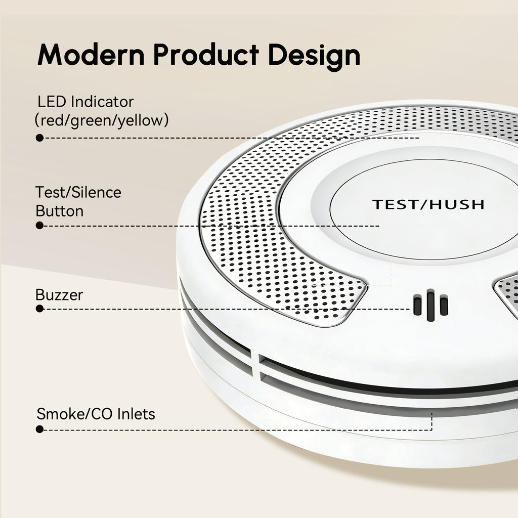 VCS03 10-Year Battery Combination Smoke and Carbon Monoxide Detector