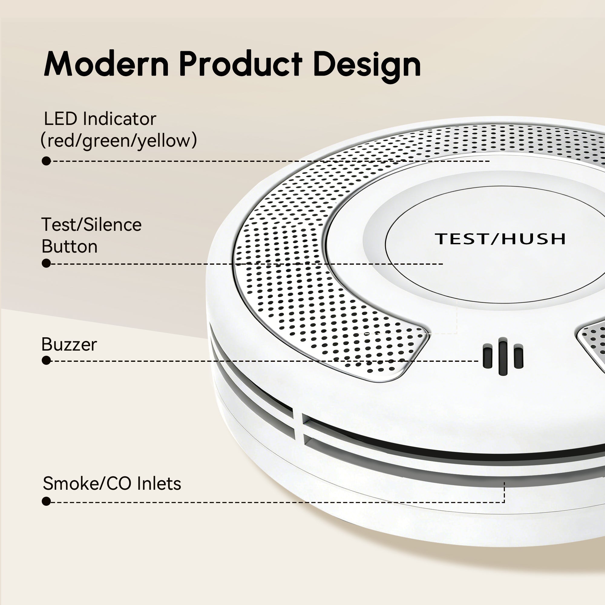 VCS03 10-Year Battery Combination Smoke and Carbon Monoxide Detector