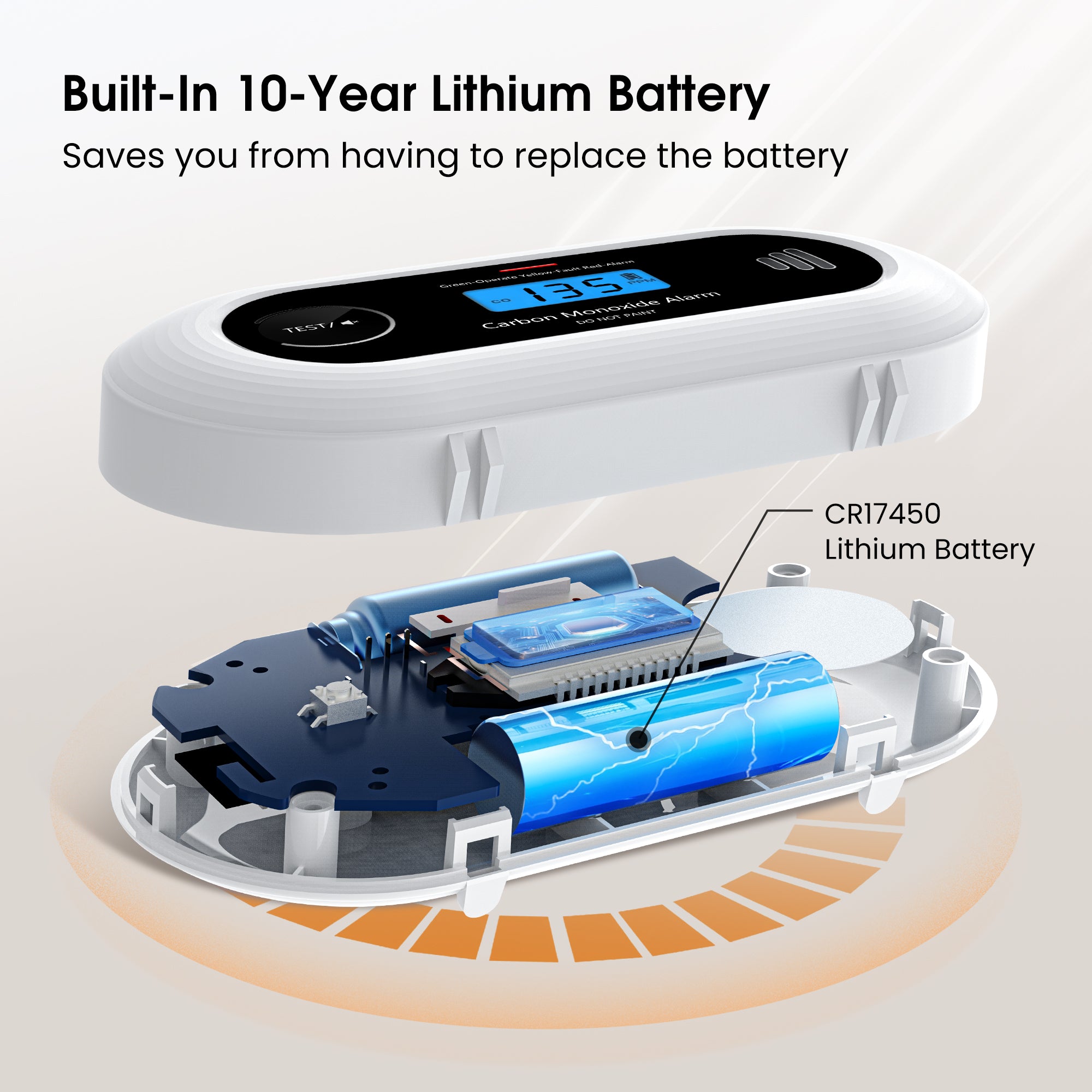 VC21 10-Year Battery Carbon Monoxide Detector